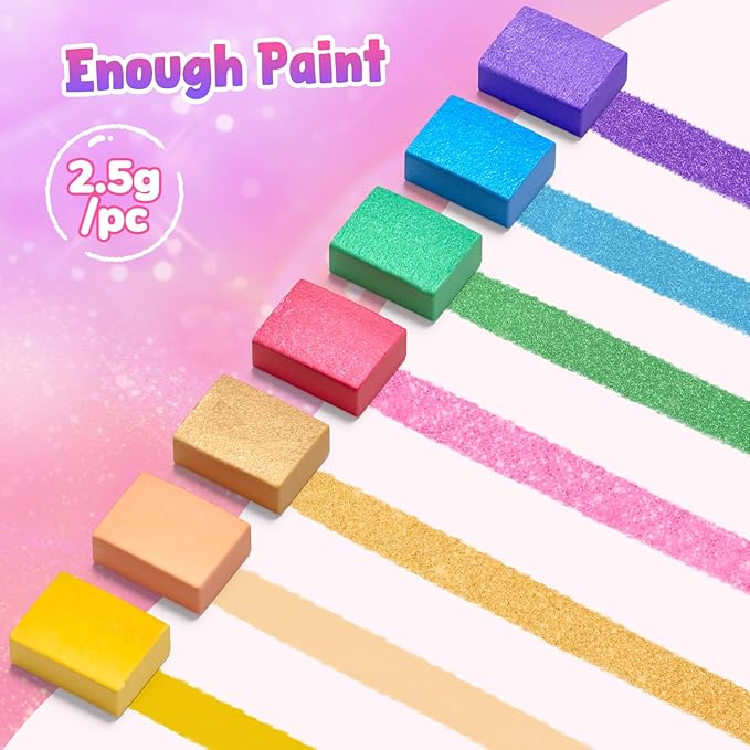 JoyCat Paint with Water Coloring Books, Art & Craft Activity, Princess No Mess Art for Kids Ages 4-8, Craft Kits & Supplies, DIY Creative Activity, Presents for Girls & Boys-CubbioJoy