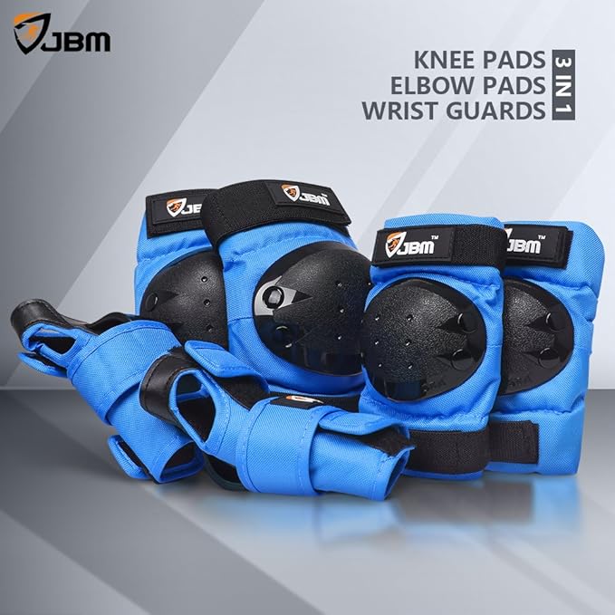 JBM Adult & Kids Knee Pads Elbow Pads and Wrist Guards for Inline Skating, Roller Skating, Skateboarding, Scootering-CubbioJoy