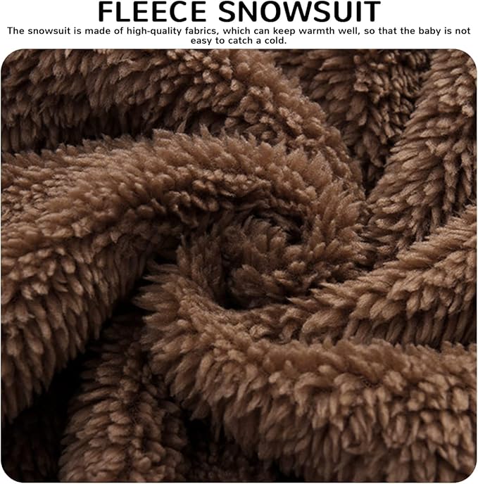 Baby Boy Girl Snowsuit Winter Warm Clothes Coat Infant Jumpsuit Toddler Outfit-CubbioJoy