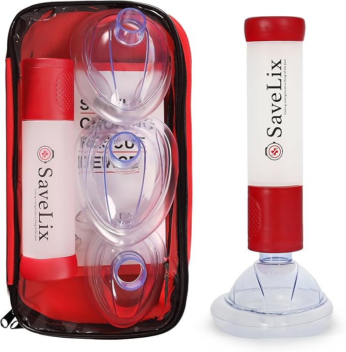 Anti-Choking Device – Portable Airway Suction Device & First Aid Kit for Adults & Children – Lightweight & Compact Emergency Solution for Home, Car & Travel-CubbioJoy