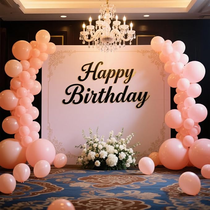 140pcs Pastel Pink Round Balloons Different Sizes 18 12 10 5 Inch Latex Balloons for Arch Decoration Party Balloon Kit for Graduation Birthday Party Wedding Balloon Baby Shower Decoration-CubbioJoy