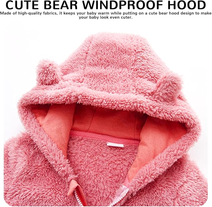 Baby Boy Girl Snowsuit Winter Warm Clothes Coat Infant Jumpsuit Toddler Outfit-CubbioJoy