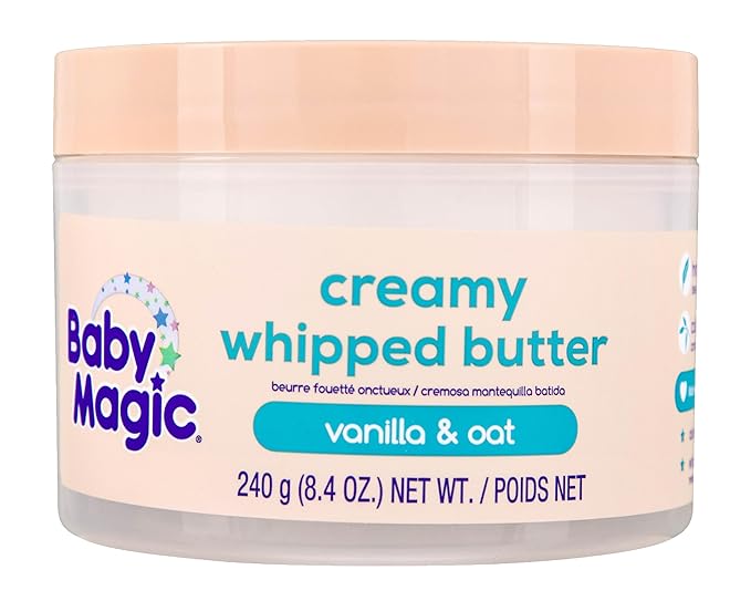 Baby Magic Creamy Whipped Butter Vanilla Oat, 8.4 oz-CubbioJoy