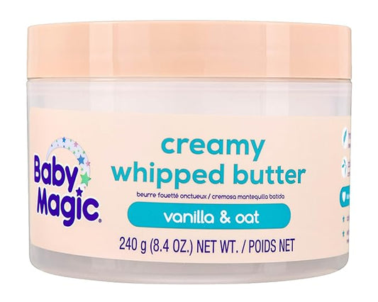 Baby Magic Creamy Whipped Butter Vanilla Oat, 8.4 oz-CubbioJoy