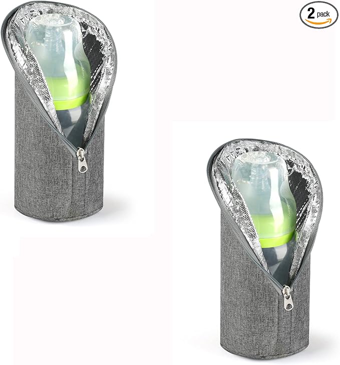 Accmor Baby Bottle Cooler Tote Bags, Insulated Breastmilk Cooler Bag, Nursing Bottle Warmer Bag for Nursing Mom Daycare Travel-CubbioJoy