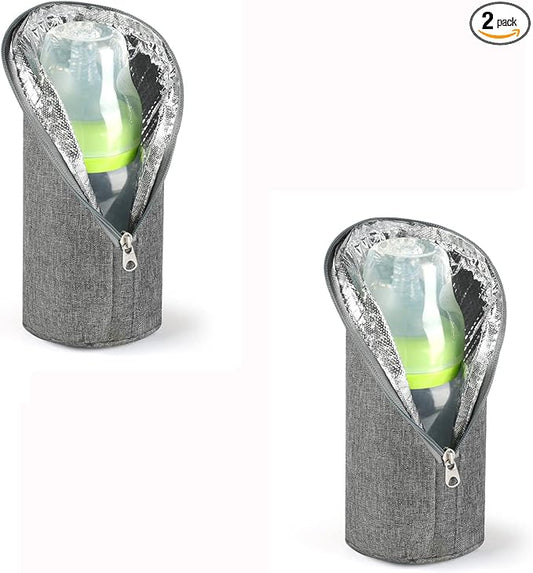 Accmor Baby Bottle Cooler Tote Bags, Insulated Breastmilk Cooler Bag, Nursing Bottle Warmer Bag for Nursing Mom Daycare Travel-CubbioJoy