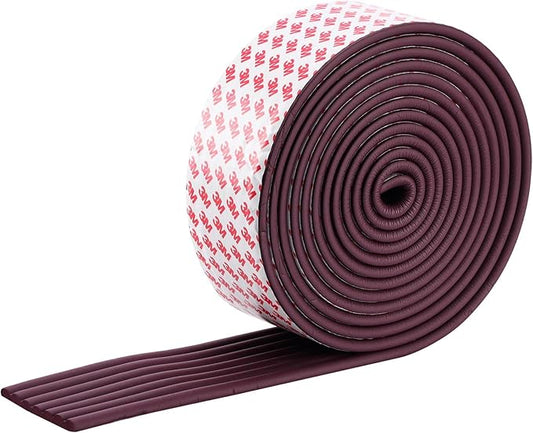 Corner Protector for Baby, Widen Edge Protector with Adhesive Backing, Baby Proofing Edge Corner Protectors Self Adhesive Furniture Corner Guard Bumper for Table, Desk, Fireplace (Brown, 16.4ft)-CubbioJoy