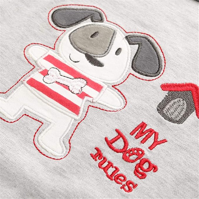 Kiddiezoom Baby and Toddler Boys'Snug Fit Footed One-Piece Romper Jumpsuit Cotton Cotton Footed Outfit-CubbioJoy