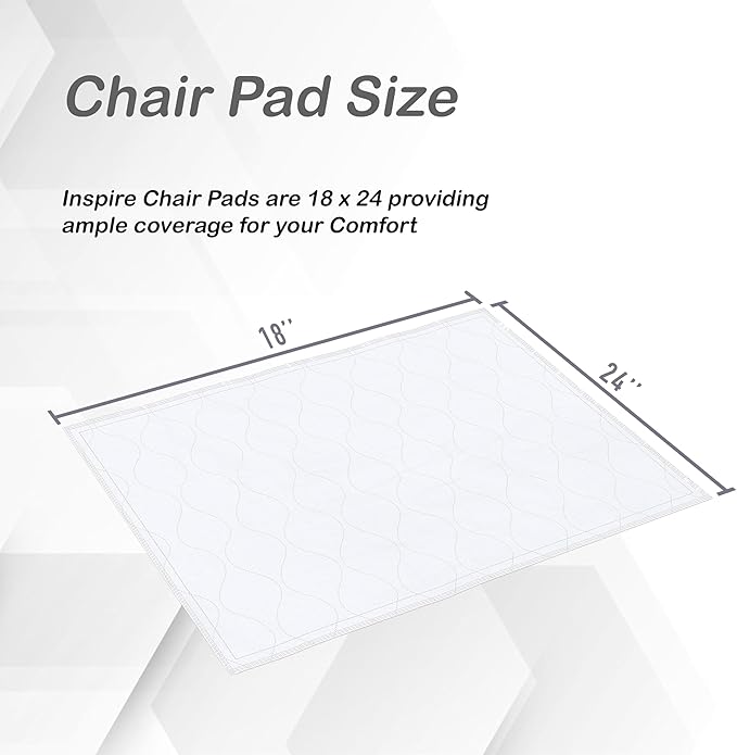 Inspire Washable Bed or Chair Pads | 3 Pack Waterproof Mattress Chucks Pad | Reusable Chux | for Adults Babies and Pets-CubbioJoy