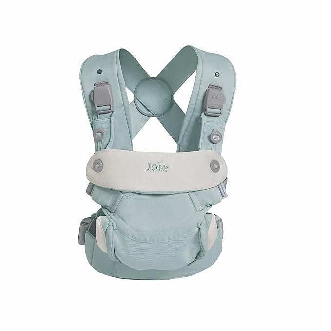 Joie Savvy lite 3-in-1 Baby Carrier – Lightweight, Ergonomic Baby Carrier with 3 Carry Positions, Padded Straps, and Lumbar Support (Mineral)-CubbioJoy