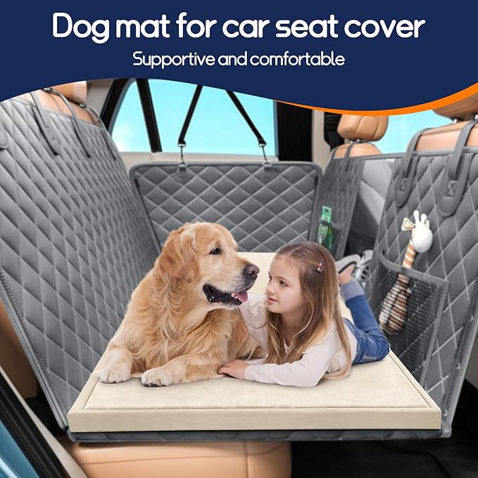 Baby Play Mat for Floor Tummy Time Nursery Rug Muscle Mat Area Playroom Rug Tatami 50 * 50" Memory Foam 1.3" Thick Crawling Mat For Babies,Toddlers, Infants, Kids(Beige)-CubbioJoy