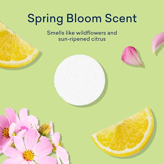 BLUELAND Laundry Essentials Kit, Spring Bloom - Plastic-Free Laundry Detergent Tablets, Oxi Booster, and Reuseable Natural Wool Dryer Balls-CubbioJoy