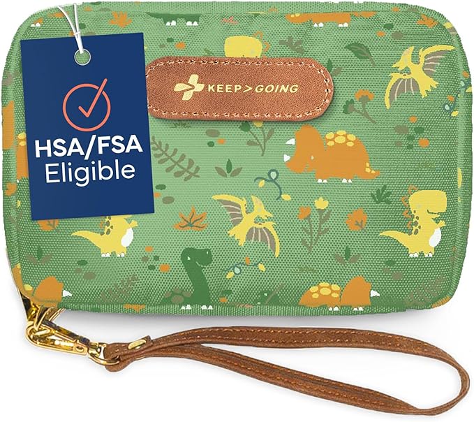 KeepGoing Travel First Aid Kit for Kids – 130 Pc. for Car, Home, Purse, Diaper Bag & Backpack with Latex-Free Bandages - Mini First Aid Kit Travel Size TSA-Approved-CubbioJoy