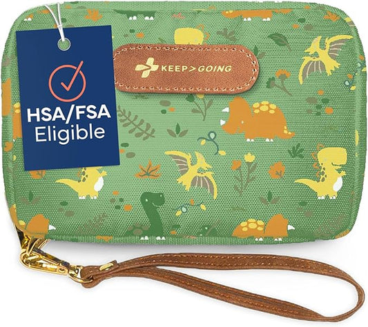 KeepGoing Travel First Aid Kit for Kids – 130 Pc. for Car, Home, Purse, Diaper Bag & Backpack with Latex-Free Bandages - Mini First Aid Kit Travel Size TSA-Approved-CubbioJoy