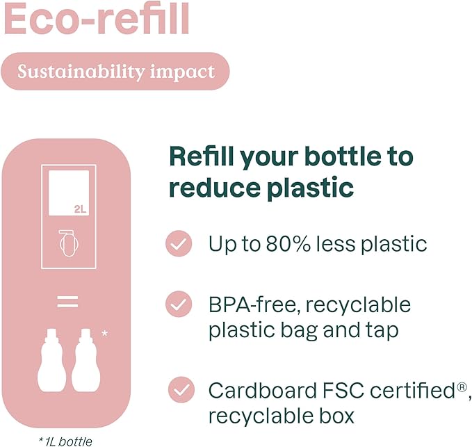 ATTITUDE Baby Laundry Detergent, EWG Verified, Plant and Mineral-Based Formula, HE Compatible, Vegan Household Products, Unscented, 80 Loads, 67.6 Fl Oz (Package may vary)-CubbioJoy