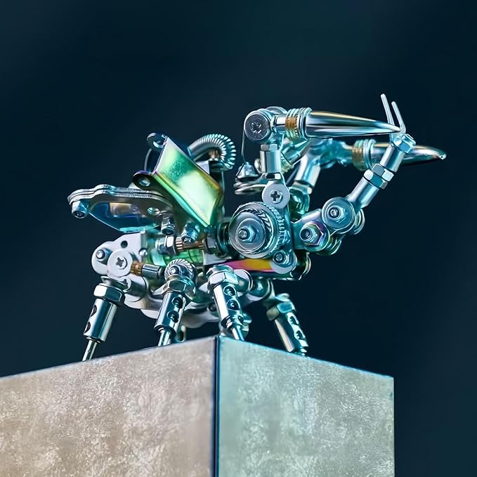 Adult 3D Metal Puzzle, Punk Beetle Metal Model Set, 3D Puzzle Mechanical Insect Building Blocks, Fun DIY Assembly, high-end Men's Gifts.-CubbioJoy