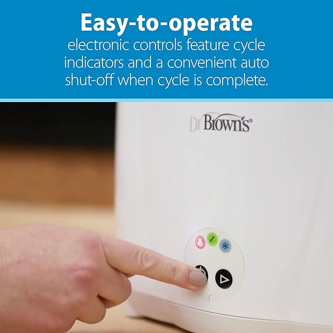 Dr. Brown’s Deluxe Electric Sterilizer for Baby Bottles and Other Baby Essentials-CubbioJoy