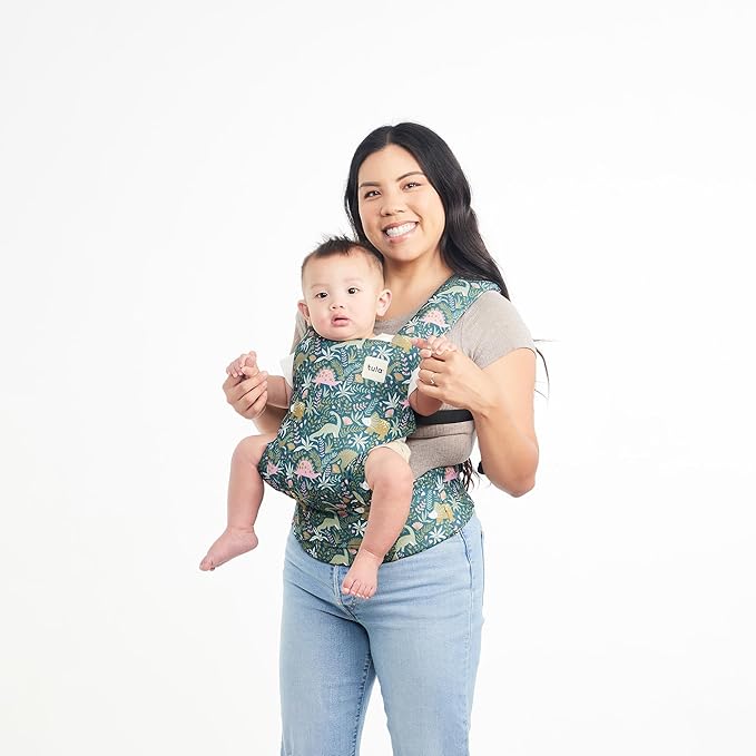 Baby Tula Explore Carriers - Breathable Baby Carrier Newborn to Toddler - Adjustable Toddler Carrier - Multiple Ergonomic Positions Front and Back - Ergonomic Fit for 7-45 lb - Mesh, Land Before-CubbioJoy