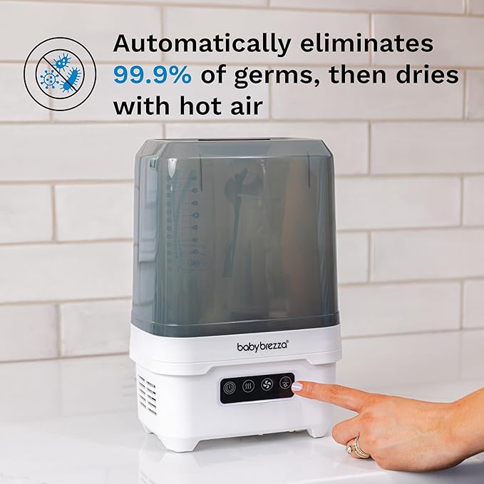 Baby Brezza Portable Baby Bottle Sterilizer Dryer for Travel - Mini Sterilizer Fits Bottles, Pump Parts and Accessories-CubbioJoy