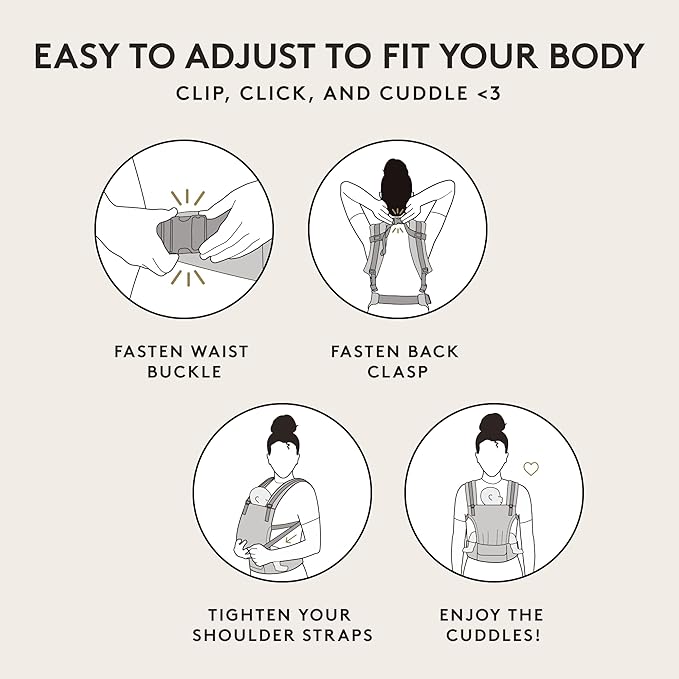 Baby Tula Breathable Mesh Panel Free-to-Grow Baby Carrier - Adjustable, Comfortable, Newborn to Toddler Carrier - Ergonomic Fit for 7lbs to 45lbs - Back & Front Carry Options - Urbanista (Black)-CubbioJoy