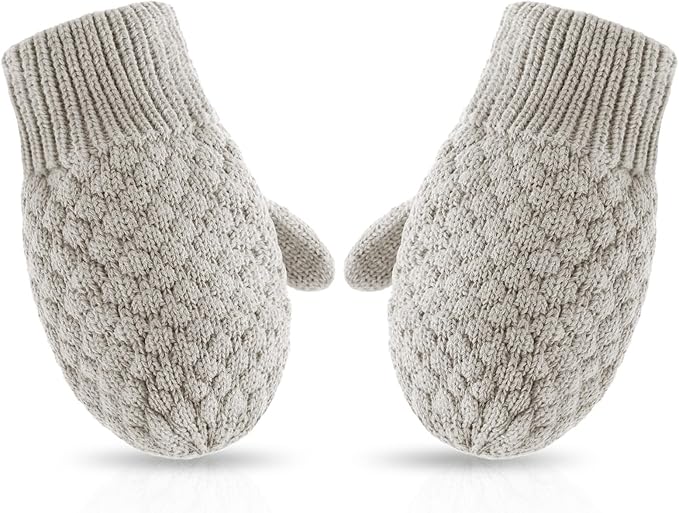 Baby Knit Mittens Toddler Boys Girls Gloves Winter Infant Newborn No Scratch Mitten 0-3 Years-CubbioJoy