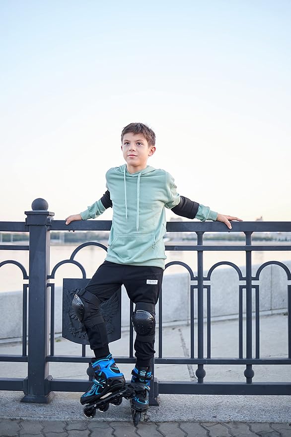 2PM SPORTS Vinal Girls Adjustable Flashing Inline Skates, All Wheels Light Up, Fun Illuminating Skates for Kids Men Adult Women and Boys-CubbioJoy