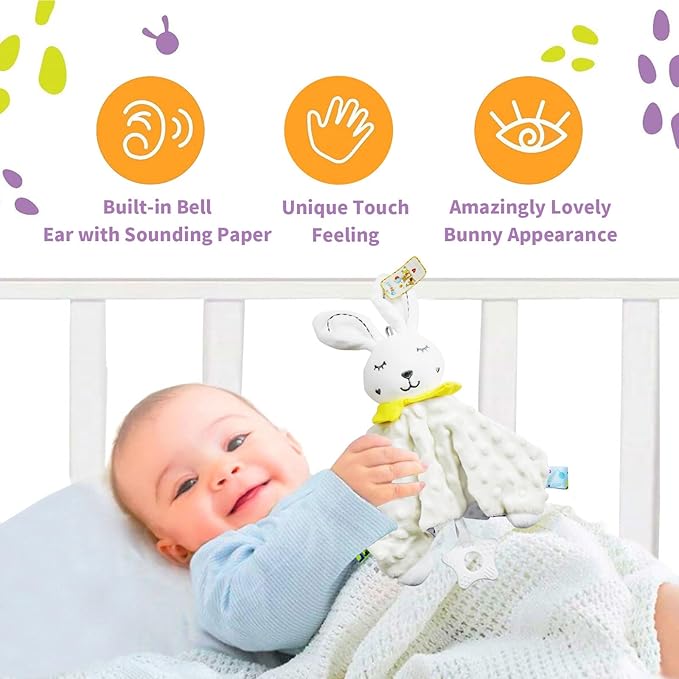 Baby Gifts Gender Neutral 10 Packs Baby Essentials Baby Shower Gifts Newborn Essentials Must Haves - Baby Brush and Comb Set Soft Security Blanket Baby Nail Clippers Greeting Cards Practical and Cute-CubbioJoy