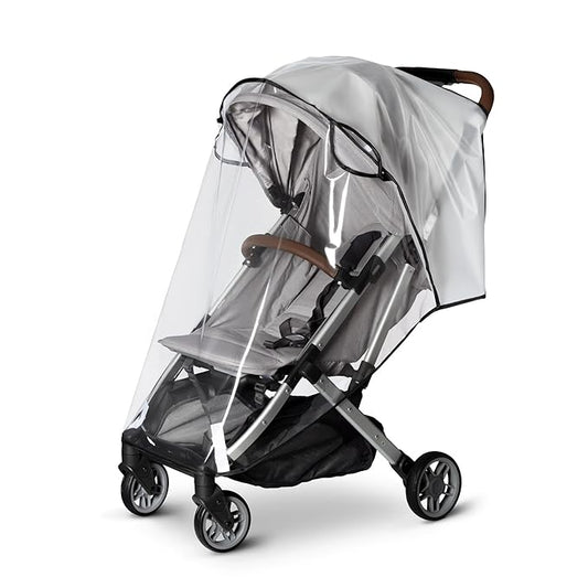 Bemece Stroller Rain Cover, Universal Stroller - Waterproof Windproof Travel Weather Shield Thick & Durable Protect from Dust and Snow with Breathable Ventilation Mesh Clear Visibility-CubbioJoy