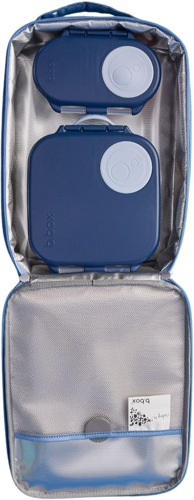 b.box Snack Containers for Kids, Toddler Snack Box Container, Reusable Small Bento Box for Lunch, School & Travel, Leak Proof, BPA free, Dishwasher Safe, Ages 4 months+ (Midnight, 12oz)-CubbioJoy