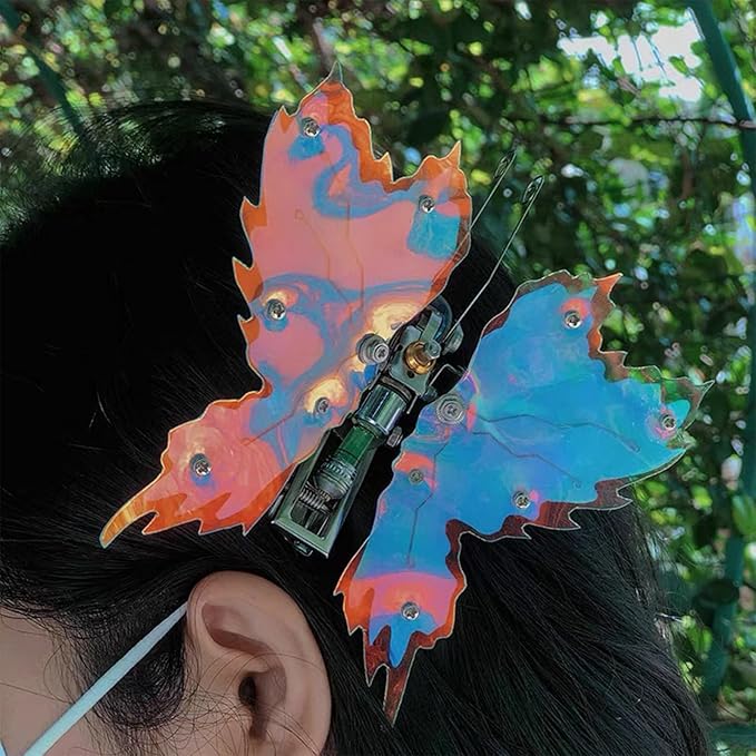 Adult 3D Metal Puzzle, Punk Butterfly Metal Model Set, 3D Puzzle Mechanical Insect Building Blocks, Fun DIY Assembly, high-end Men's Gifts-CubbioJoy