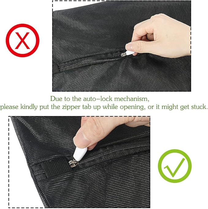 2Pcs Extra Large Mesh Laundry Bags for Washing Machine - Ideal for Delicates, Blankets, Sheets, Bedding, Toys, Pet Items - Zippered Mesh Bags for Travel, Storage, Dorms, Home (43 x 35 Inches)-CubbioJoy