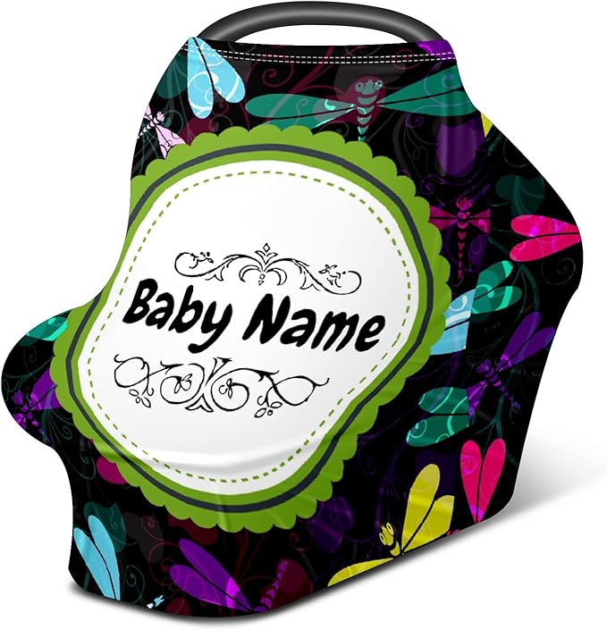 Baby Car Seat Stroller Cover Nursing Cover New Mom Breastfeeding Scarf Soft Stretchy Infant Carrier Cover Car Canopy Coverage-CubbioJoy