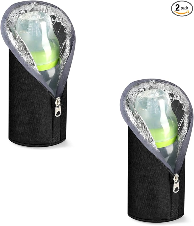 Accmor Baby Bottle Cooler Tote Bags, Insulated Breastmilk Cooler Bag, Nursing Bottle Warmer Bag for Nursing Mom Daycare Travel-CubbioJoy