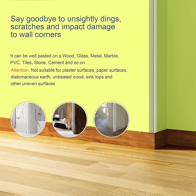 Baby Proofing 16.4ft Long (1.58" Wide) Corner Protector Baby Corner Guards Furniture Corner & Edge Safety Bumpers Clear Baby Proofing Bumper Cushion for Table Furniture Sharp Corners-CubbioJoy