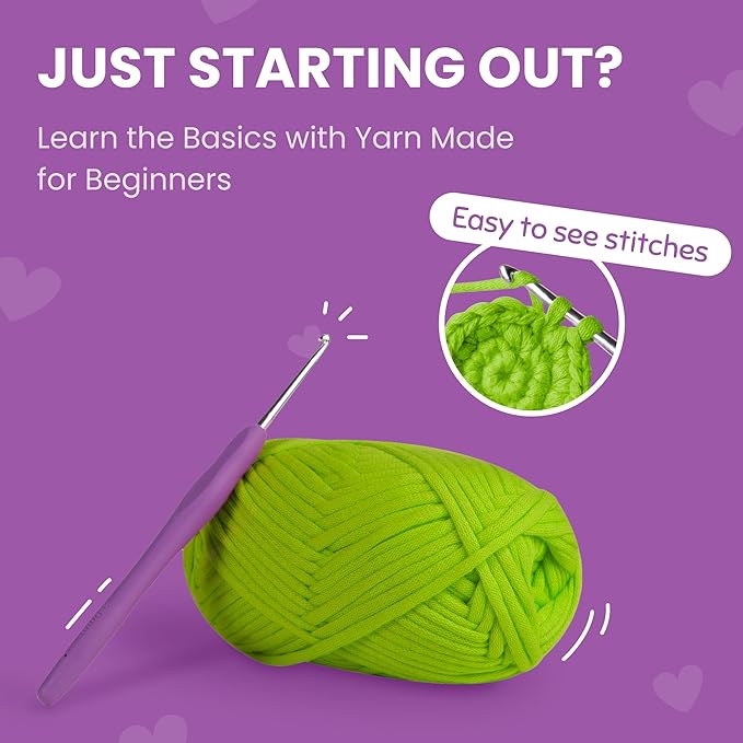 Cookie Box Crochet Kit for Beginners - Learn to Craft Amigurumi Stuffed Animals - Knitting Gift for Kids and Adults - Beginner-Friendly Yarn - Stitch-by-Stitch Video Tutorial - Turtle Hugo-CubbioJoy