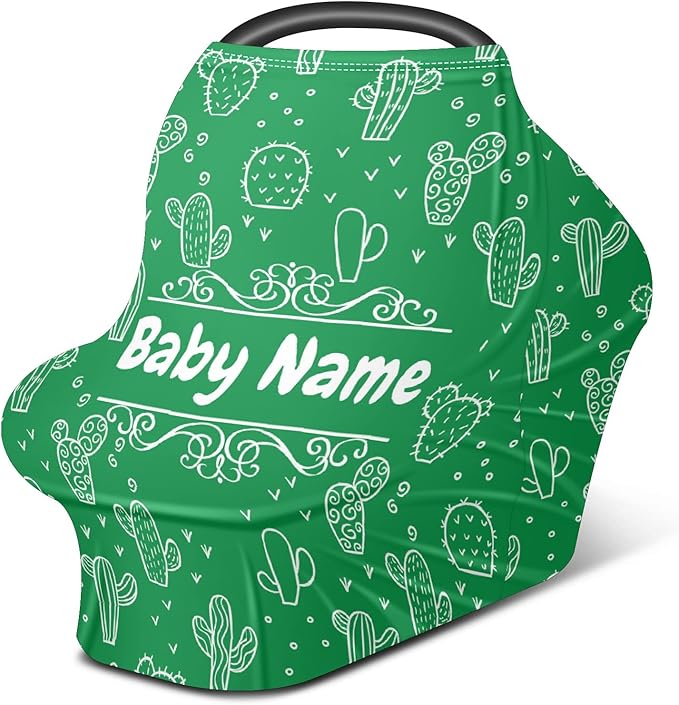Baby Car Seat Stroller Cover Nursing Cover New Mom Breastfeeding Scarf Soft Stretchy Infant Carrier Cover Car Canopy Coverage-CubbioJoy