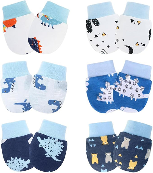 Baby Mittens No Scratch Mittens Infant Soft Gloves Mittens for 0-6 Months Boys Girls-CubbioJoy