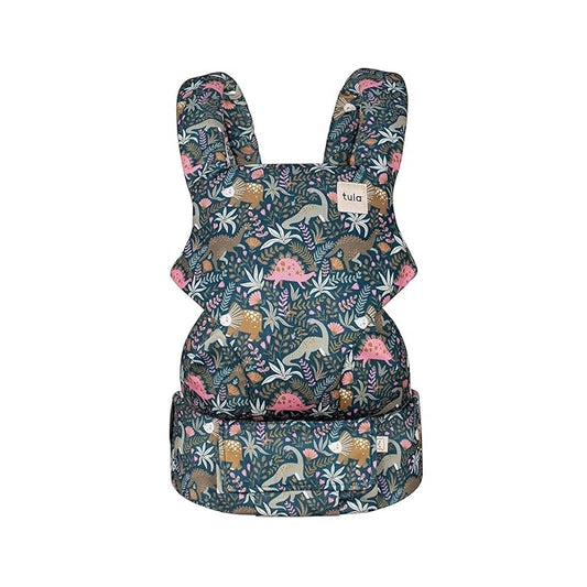 Baby Tula Explore Carriers - Breathable Baby Carrier Newborn to Toddler - Adjustable Toddler Carrier - Multiple Ergonomic Positions Front and Back - Ergonomic Fit for 7-45 lb - Mesh, Land Before-CubbioJoy