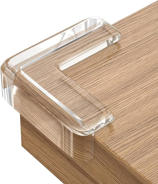 8 Pack Corner Guards Baby Proofing Furniture Corner & Edge Safety Bumpers Corner Covers Protectors Baby Proof Bumper & Cushion to Cover Sharp Furniture & Table Edges (L Shape)-CubbioJoy