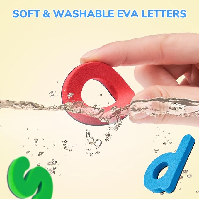 JoyCat Classroom Magnetic Letters Kit 248 Pcs with Double-Side 3D Foldable Magnetic Board - Foam Alphabet Letters&Numbers for Kids Spelling and Learning, Letter Board Tabletop Easel-CubbioJoy