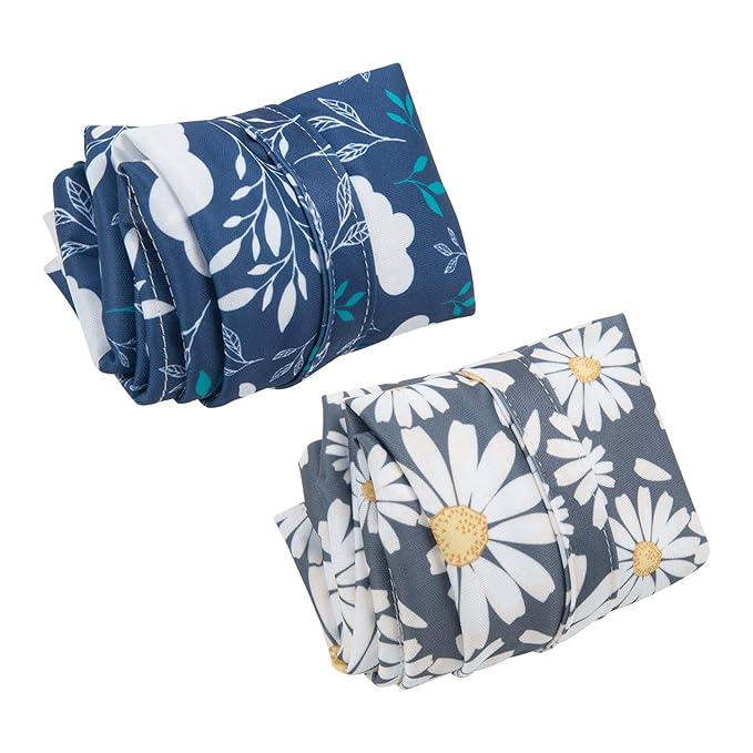 ALVABABY 2pcs Cloth Diaper Wet Dry Bags Waterproof Reusable with Two Zippered Pockets Travel Beach Pool Daycare Soiled Baby Items Yoga Gym Bag for Swimsuits or Wet Clothes L12208-CubbioJoy
