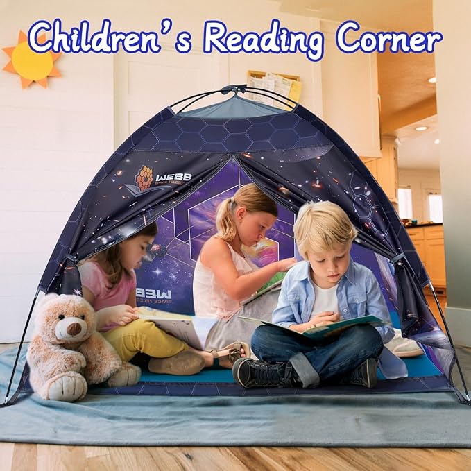James Webb Space Telescope Kids Play Tent Indoor & Outdoor for Boys and Girls(61" x 61" x 45")-CubbioJoy