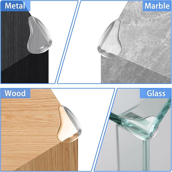 Baby Corner Protector Corner Protector Baby Furniture Corner Protection Transparent Cover Sharp Furniture and Table Top Edges with Adhesive 10 Pack-CubbioJoy