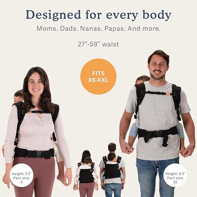 Beco Baby Carrier Toddler Carrier with Extra Wide Seat, 100% Cotton Toddler Carrying Backpack Style and Front-Carry, Lightweight & Breathable Child Carrier, 20-60 lbs (Grey)-CubbioJoy