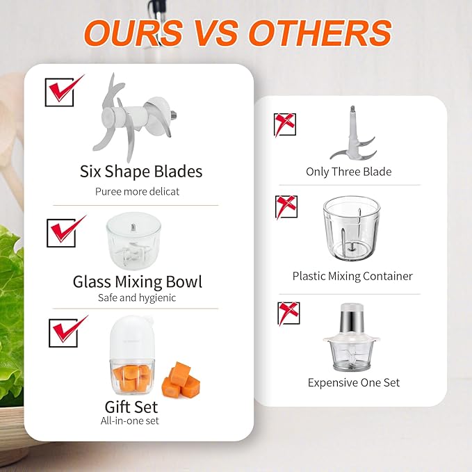 Baby Food Maker & Food Processor, Upgraded 14-in-1 Baby Food Blender, Puree Maker, Puree Grinder for Fruit, Veggies, Meat, Baby Feeding Essentials, Shower Gifts Set-CubbioJoy