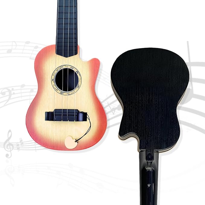 17inch Mini Guitar Toy, 4 Strings Guitar for Kids Musical Instrument Toys for Toddler Kids/Boys/Girls/Beginner.-CubbioJoy