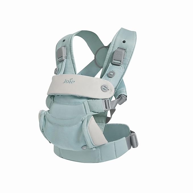 Joie Savvy lite 3-in-1 Baby Carrier – Lightweight, Ergonomic Baby Carrier with 3 Carry Positions, Padded Straps, and Lumbar Support (Mineral)-CubbioJoy