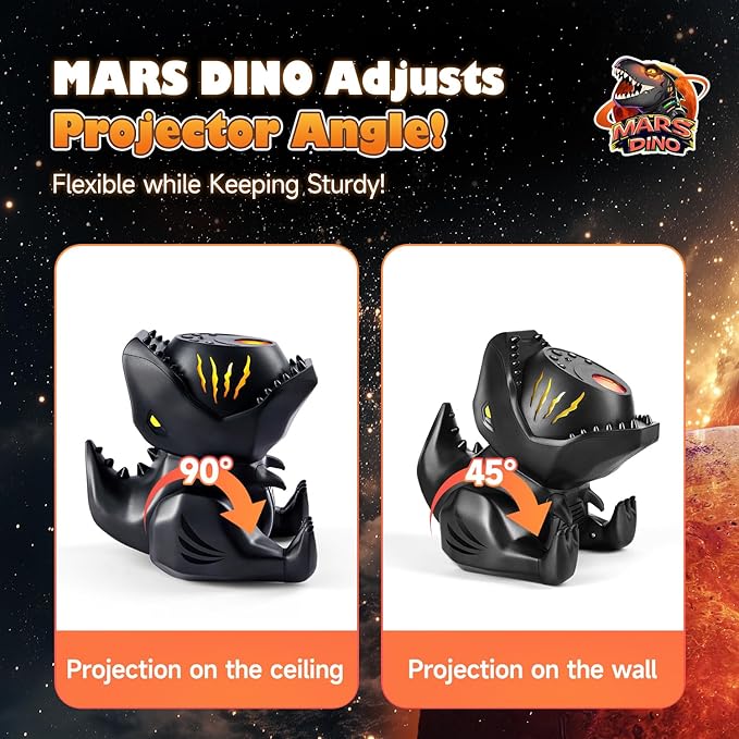 Dinosaur Galaxy Projector for Kids, Non-glare 316 Lightings Star Projector Galaxy Light,22 White Noise+5.3 Bluetooth Speaker Dinosaur Night Light, Nightlight for Kids Room with Galaxy Light,Dino Gifts-CubbioJoy