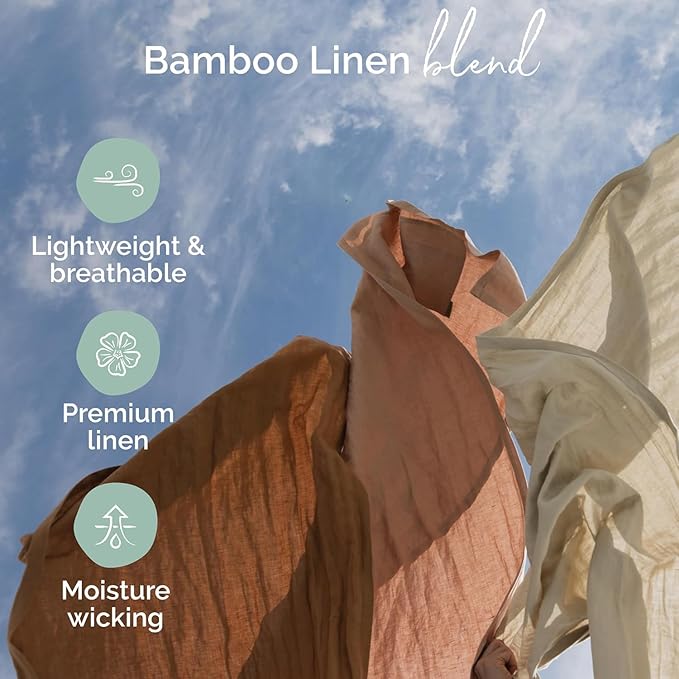 Boba Ring Sling Baby Carrier Newborn to Toddler - Lightweight & Breathable Baby Sling, Hip-Healthy Carrier Sling, Baby Wrap Carrier for Front & Hip Carry, 8-35 lbs (Linen Rye)-CubbioJoy