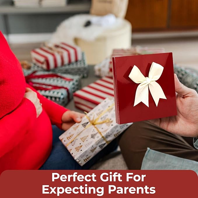 Christmas Pregnancy Announcement Ornament - New Baby Coming Soon 2025 Ornaments, Pregnant Christmas Ornament 2024 for Husband Mom, Expecting Parents to Be Gifts Baby Announcement Ideas-CubbioJoy